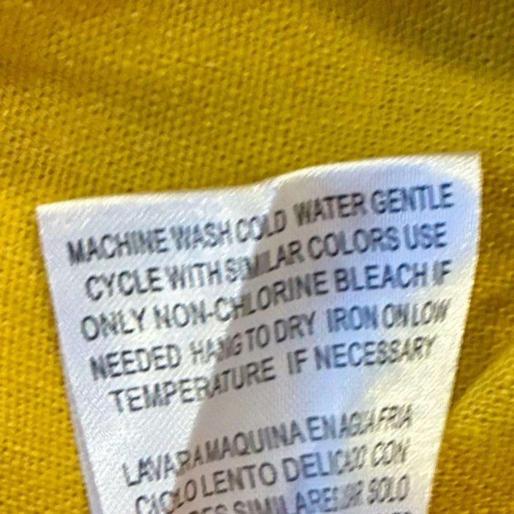June & Hudson Nordstrom mustard yellow linen blend shorts